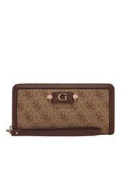 Guess Portfel 183062 Brązowy. Brązowe portfele Guess, z aplikacjami, ze skóry. Za 264.99 zł.