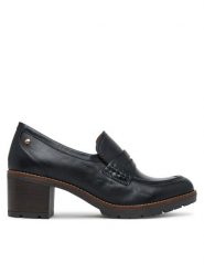 Pikolinos Półbuty W7H-3873 Czarny. Czarne półbuty wsuwane Pikolinos, bez wzorów, ze skóry, bez obcasa, na obcasie. Za 489.99 zł.