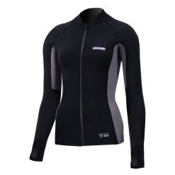 Bluza do sportów wodnych damska Prolimit SUP Convertible Top. Czarne bluzy PROLIMIT, m, bez wzorów, bez kaptura, żeglarskie. W wyprzedaży za 300.00 zł.
