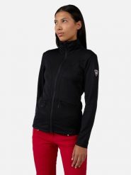 ROSSIGNOL Kurtka polarowa "Blackside" w kolorze czarnym rozmiar: L. Czarne kurtki Rossignol, l, bez wzorów, z materiału, bez kaptura. Za 266.66 zł.