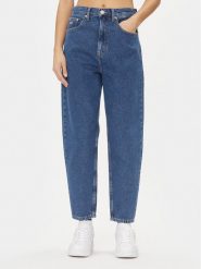 Tommy Jeans Jeansy DW0DW14708 Niebieski Mom Fit. Niebieskie jeansy Tommy Jeans, bez wzorów, z bawełny. Za 259.99 zł.
