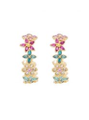 Guess Kolczyki JUBE06 031JW Złoty. Żółte kolczyki Guess, metalowe. Za 252.99 zł.