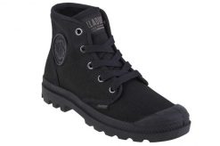Buty sportowe Sneakersy damskie, Palladium Pampa Hi. Czarne buty treningowe Palladium, bez wzorów, z materiału, bez zapięcia, trekkingowe. Za 319.99 zł.