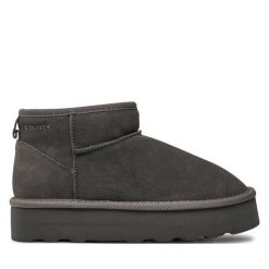 Śniegowce s.Oliver. Szare śniegowce S.Oliver, bez wzorów, bez zapięcia. Za 349.99 zł.