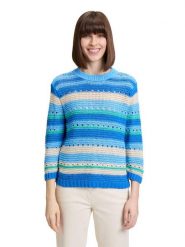 Betty Barclay Sweter w kolorze niebiesko-białym rozmiar: 46. Niebieskie swetry Betty Barclay, bez wzorów, bez ramiączek. Za 130.99 zł.