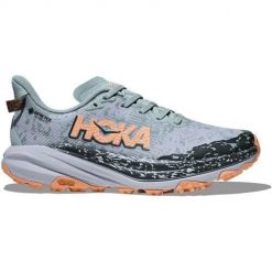 Buty do biegania damskie Hoka One One Speedgoat 6 GTX. Niebieskie buty do biegania Hoka One One, bez wzorów, bez zapięcia, do biegania. Za 1,088.00 zł.