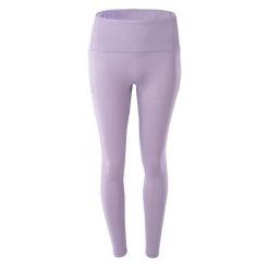 Damskie legginsy IQ Cross The Line Lemini. Fioletowe legginsy IQ, bez wzorów, z elastanu, sportowe. Za 221.38 zł.