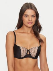 Chantelle Biustonosz z fiszbiną Tattoo Love C22DN7 Czarny. Czarne biustonosze Chantelle, bez wzorów, z syntetyku. Za 169.99 zł.
