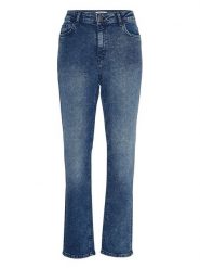 MOSS COPENHAGEN Dżinsy "Adrina Rikka" - Slim fit - w kolorze niebieskim rozmiar: XS. Niebieskie jeansy Moss Copenhagen, xs, bez wzorów, klasyczne, z podwyższonym stanem. Za 105.88 zł.