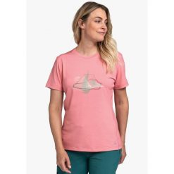 Koszulka trekkingowa damska Schöffel Tannberg. Czerwone t-shirty sportowe Schöffel, bez wzorów, bez ramiączek. Za 249.99 zł.
