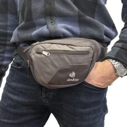 Nerka saszetka na dokumenty i pieniądze Deuter Organizer Belt. Nerki i saszetki Deuter, bez wzorów, z materiału, sportowe, bez dodatków. Za 131.99 zł.