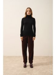 Just Cashmere Kaszmirowy golf "Serelith" w kolorze czarnym rozmiar: M. Czarne swetry Just Cashmere, m, bez wzorów, z kaszmiru, bez ramiączek. Za 334.23 zł.