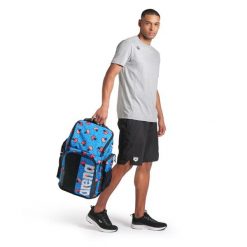 Plecak Arena Team Spiky III Backpack 45 + Worek. Niebieskie plecaki Arena, bez wzorów, bez dodatków. Za 254.00 zł.