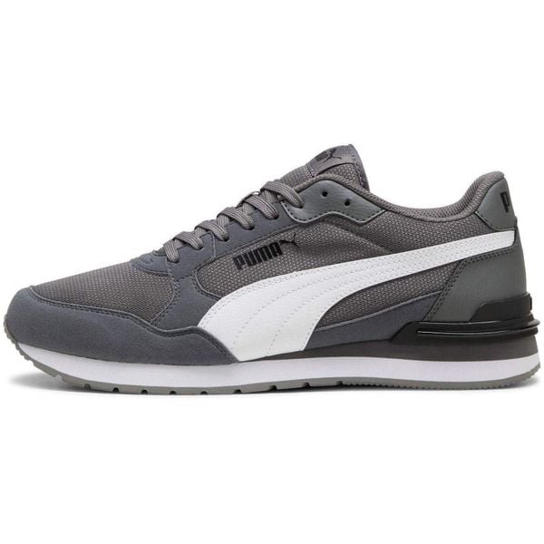 Buty sportowe Puma St Runner V4 Mesh. Szare buty sportowe lifestyle Puma, bez wzorów, z meshu, sportowe, bez zapięcia. Za 390.00 zł.