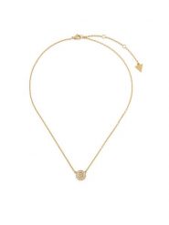 Guess Naszyjnik JUBN05 446JW Złoty. Żółte naszyjniki Guess, metalowe. Za 189.99 zł.