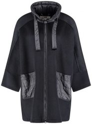 Gerry Weber Płaszcz przejściowy w kolorze czarnym rozmiar: 38. Czarne płaszcze Gerry Weber, bez wzorów, z wełny, bez kaptura. Za 484.31 zł.