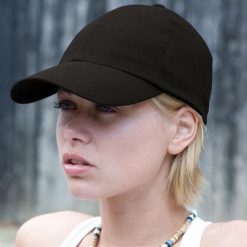 Bawełniana Czapka Bejsbolówka Niski Profil. Czerwone czapki z daszkiem RESULT, bez wzorów, z bawełny. Za 38.99 zł.