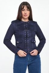 Kurtka damska zamszowa JOSEPH RIBKOFF. Kurtki Joseph Ribkoff, s, bez wzorów, z zamszu, bez kaptura. Za 1,069.00 zł.