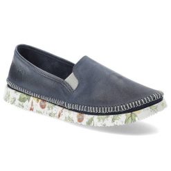 Niebieskie Wygodne Półbuty Maciejka Modne Buty Damskie. Niebieskie półbuty wsuwane Maciejka, na wiosnę, bez wzorów, z gumy, bez obcasa. Za 263.99 zł.