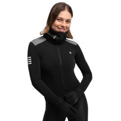 Damska termoaktywna koszulka rowerowa Kolarstwo Siroko SRX M4 Selva Negra. Czarne bielizna termoaktywna damska SIROKO, bez wzorów, z tkaniny, bez ramiączek, rowerowe. W wyprzedaży za 296.00 zł.