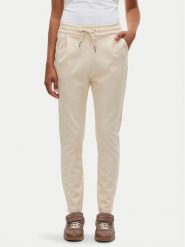 Vero Moda Spodnie materiałowe Eva 10197909 Beżowy Loose Fit. Brązowe spodnie materiałowe Vero Moda, bez wzorów, z materiału. Za 99.99 zł.