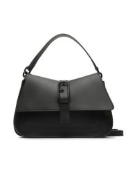 Furla Torebka Flow WB00996-BX2045-O6000-1020 Czarny. Czarne torebki klasyczne Furla, bez wzorów, ze skóry, bez dodatków. Za 1,939.00 zł.