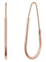 Yokoamii Pozłacane kolczyki rozmiar: onesize. Czerwone kolczyki Yokoamii, metalowe. Za 34.99 zł.