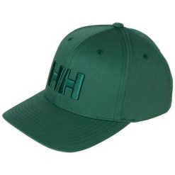 Czapka z daszkiem Helly Hansen Brand. Zielone czapki z daszkiem Helly Hansen, bez wzorów, klasyczne. Za 256.00 zł.