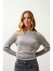 AUTHENTIC CASHMERE Kaszmirowy sweter "Daria" w kolorze szarym rozmiar: XL. Szare swetry AUTHENTIC CASHMERE, xl, bez wzorów, z kaszmiru, bez ramiączek. Za 347.99 zł.