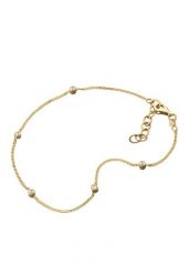 Elli Damska bransoletka na kostkę Modern Simple z kryształkami ze srebra próby 925 sterling silver Bransoletki na nogę 1 ct Damski. Szare bransoletki Elli, srebrne. Za 293.99 zł.