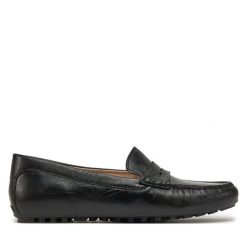 Mokasyny Caprice. Czarne mokasyny Caprice, bez wzorów. Za 259.99 zł.