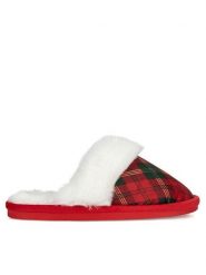 Home & Relax Kapcie BE-CRS01 Czerwony. Czerwone kapcie Home & Relax, bez wzorów, z materiału. Za 69.99 zł.