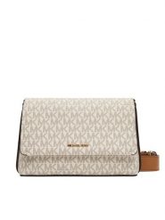 MICHAEL Michael Kors Torebka Nessa 30T5G8ZM1B Beżowy. Brązowe listonoszki MICHAEL Michael Kors, bez wzorów, ze skóry, bez dodatków. Za 679.99 zł.