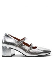 Vagabond Shoemakers Czółenka Adison 5739-183-79 Srebrny. Szare czółenka Vagabond Shoemakers, bez wzorów, ze skóry, bez obcasa, bez zapięcia. Za 359.99 zł.