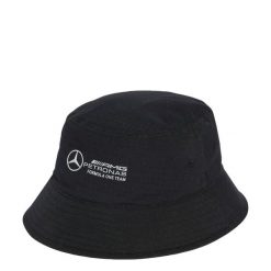CZAPKA MERCEDES - AMG PETRONAS FORMULA ONE TEAM MECHANICS BUCKET. Czarne czapki z daszkiem adidas, bez wzorów, z bawełny, klasyczne. Za 199.00 zł.