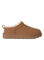 UGG Skórzane botki w kolorze jasnobrązowym rozmiar: 41. Brązowe botki UGG, bez wzorów, bez obcasa, bez zapięcia. Za 459.04 zł.