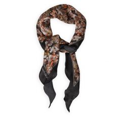 Szal LAUREN RALPH LAUREN. Brązowe szaliki i kominy Lauren Ralph Lauren, bez wzorów. Za 299.99 zł.
