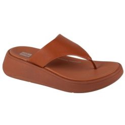 Japonki FitFlop F-Mode FW4-592 brązowe. Brązowe japonki bez wzorów, z gumy. Za 589.24 zł.