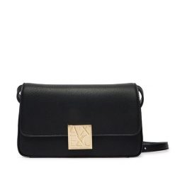 Torebka Armani Exchange. Czarne listonoszki Armani Exchange, bez wzorów, bez dodatków. Za 539.99 zł.