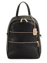 Anna Morellini Skórzany plecak "Zeolla" w kolorze czarnym - 22 x 29 x 11 cm rozmiar: onesize. Czarne plecaki Anna Morellini, bez wzorów, z materiału, na ramię, bez dodatków. Za 299.37 zł.