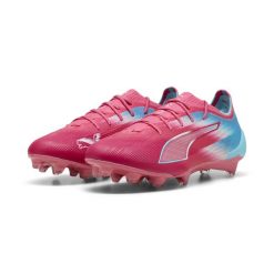 Buty piłkarskie unisex ULTRA 6 ULTIMATE RE-CHARGE FG PUMA. Czerwone buty do biegania Puma, bez wzorów, bez zapięcia, do biegania. Za 979.00 zł.