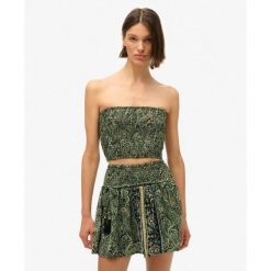 Góra St Tropez Paisley. Zielone bielizna termoaktywna damska Superdry, bez wzorów, bez ramiączek. Za 222.85 zł.