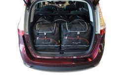 Torby Do Bagażnika Renault Grand Scenic 2009-2016 5Szt Kjust. Czarne torby podróżne KJUST, bez wzorów, z kauczuku. Za 1,529.00 zł.