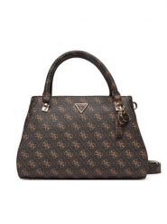 Guess Torebka Noelle II HWQG96 72070 Brązowy. Brązowe torebki klasyczne Guess, z aplikacjami, ze skóry, bez dodatków. Za 489.99 zł.