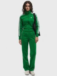 Adidas Bluza "Firebird" w kolorze zielonym rozmiar: XS. Zielone bluzy adidas, xs, bez wzorów, bez ramiączek, bez kaptura. Za 132.05 zł.