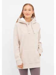 Bench Bluza "Islanne" w kolorze kremowym rozmiar: 36. Brązowe bluzy Bench, bez wzorów, bez ramiączek, z kapturem. Za 114.17 zł.