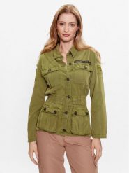 Aeronautica Militare Kurtka przejściowa 231AB2077DCT3095 Zielony Regular Fit. Zielone kurtki Aeronautica Militare, bez wzorów, z bawełny, bez kaptura. Za 799.99 zł.