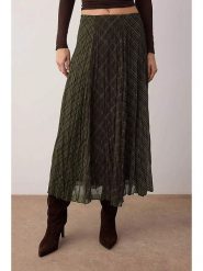 Trendyol Spódnica w kolorze oliwkowo-brązowym rozmiar: 38. Brązowe spódnice Trendyol, bez wzorów, maxi. Za 95.99 zł.