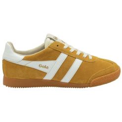 Sneakersy damskie Gola Elan. Białe buty sportowe lifestyle Gola, bez wzorów, sportowe, bez zapięcia. Za 449.00 zł.