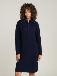 G-Star Sukienka w kolorze granatowym rozmiar: XL. Niebieskie sukienki G-Star, xl, bez wzorów, z wełny, retro, bez kołnierzyka, bez ramiączek, mini. Za 252.95 zł.